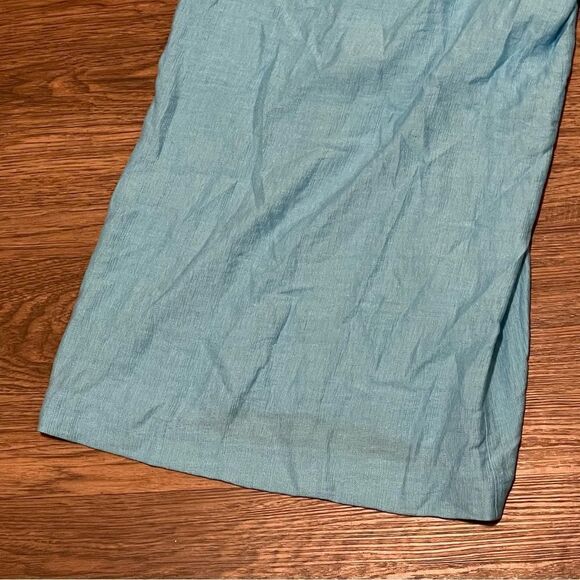 NWT H&M Lightweight Spaghetti Strap Wide Leg Romper Sash Belt Blue Size Small - Picture 3 of 11